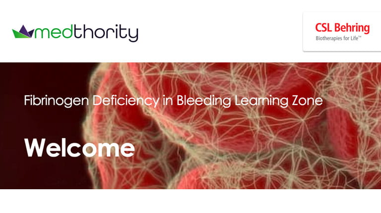 medthority Fibrinogen Deficiency in Bleeding Learning Zone